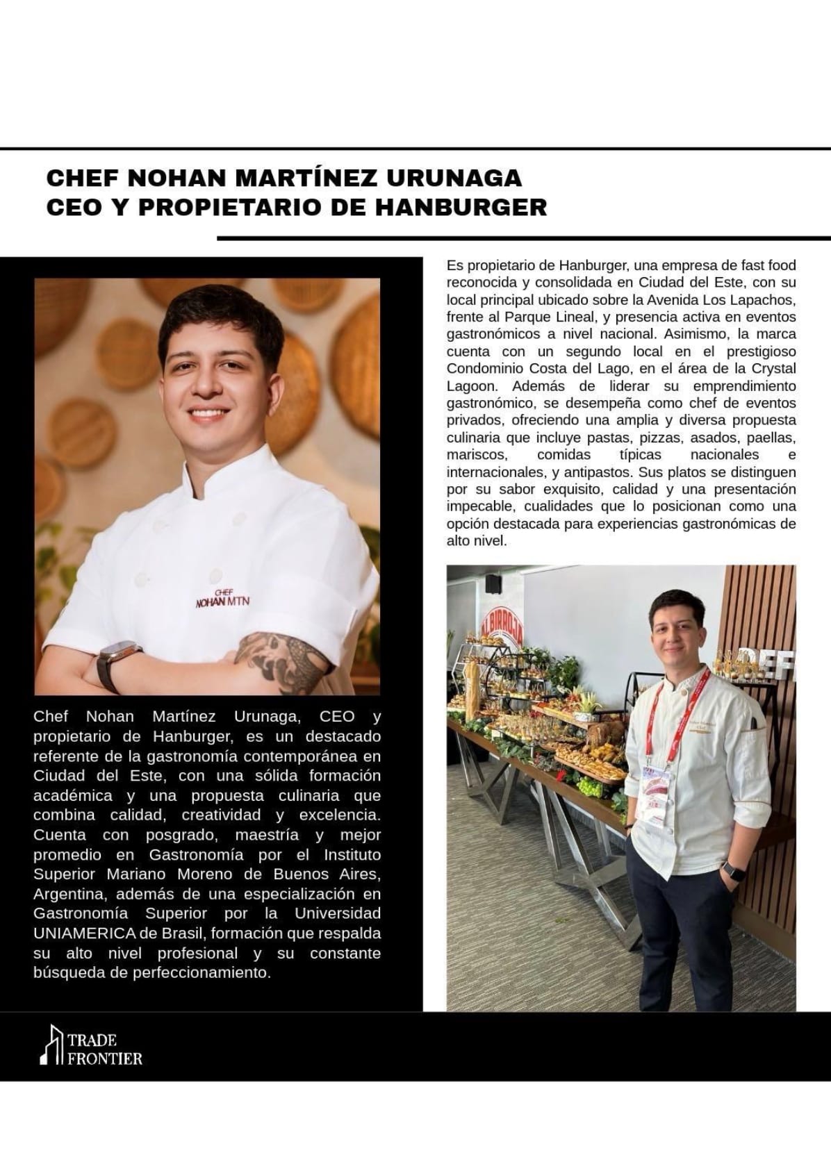 Chef Noam Martínez Urunaga