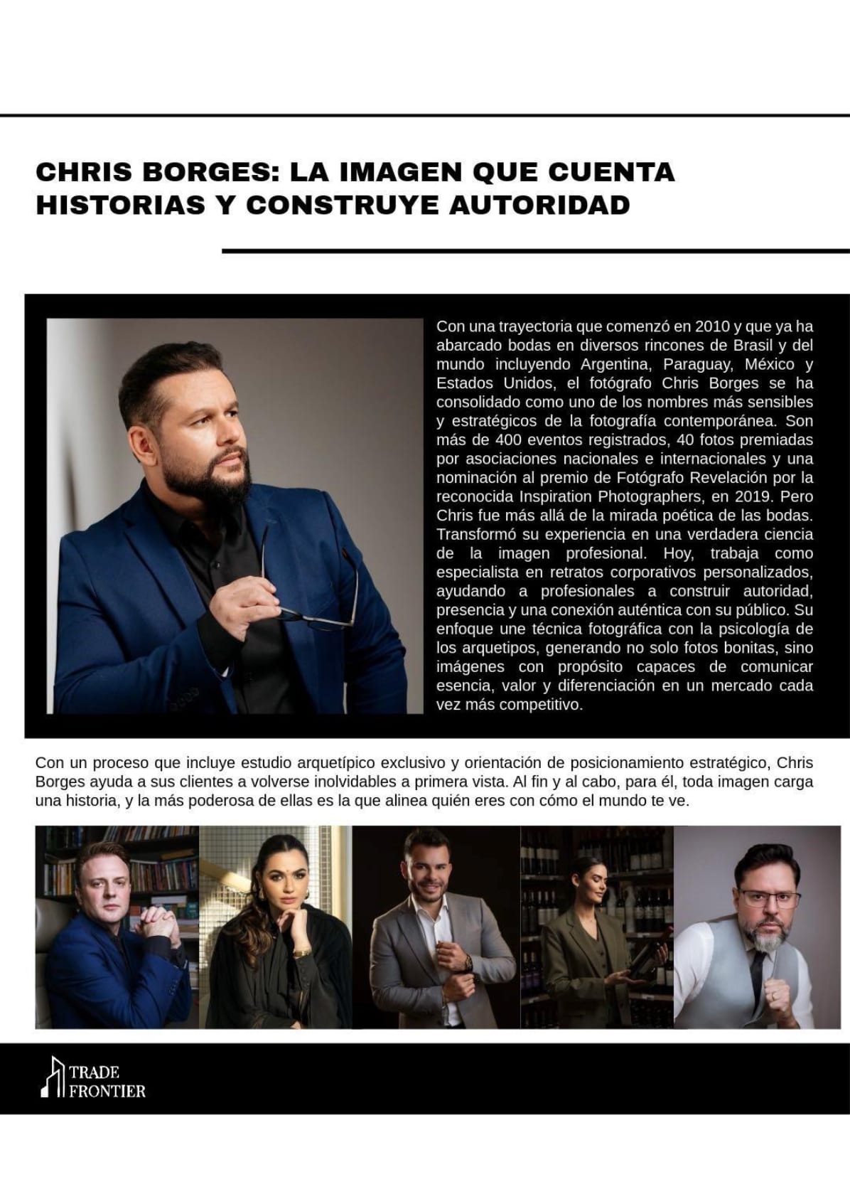 El fotógrafo Chris Borges